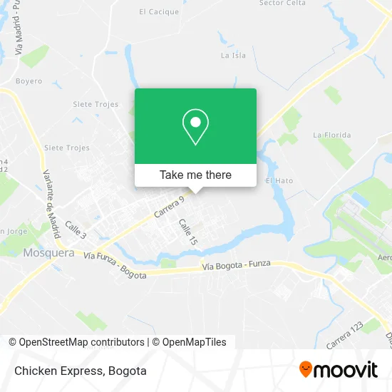 Chicken Express map