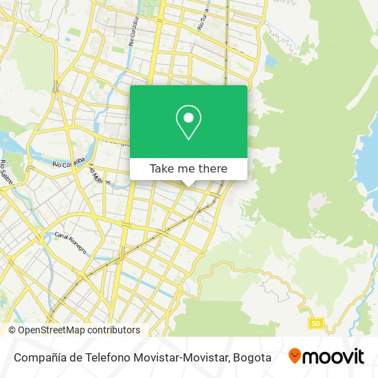 Mapa de Compañía de Telefono Movistar-Movistar