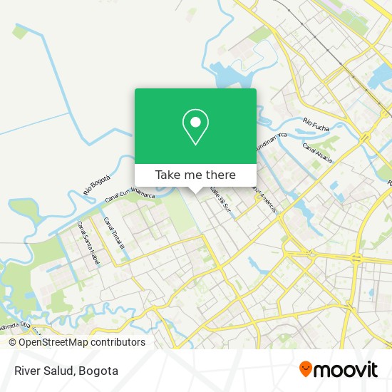 River Salud map