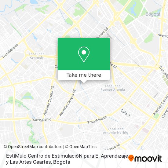 EstíMulo Centro de EstimulacióN para El Aprendizaje y Las Artes Ceartes map