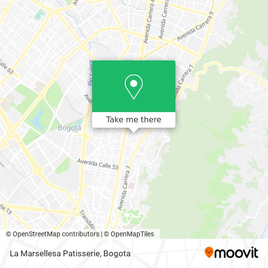 La Marsellesa Patisserie map