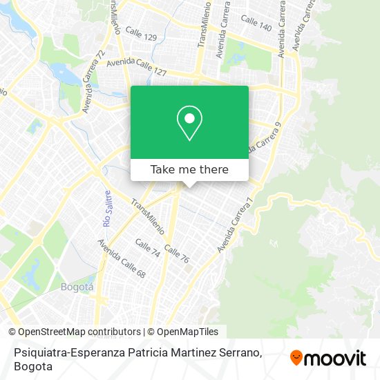 Psiquiatra-Esperanza Patricia Martinez Serrano map