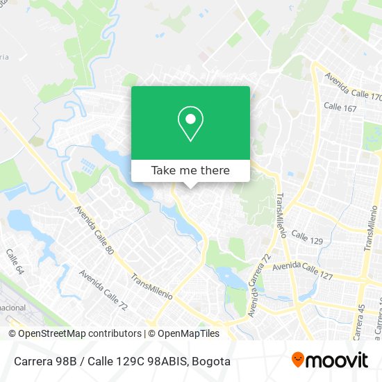 Carrera 98B / Calle 129C 98ABIS map