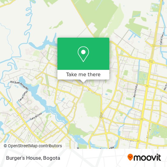 Burger's House map