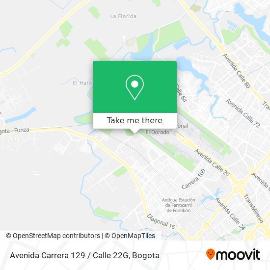 Avenida Carrera 129 / Calle 22G map
