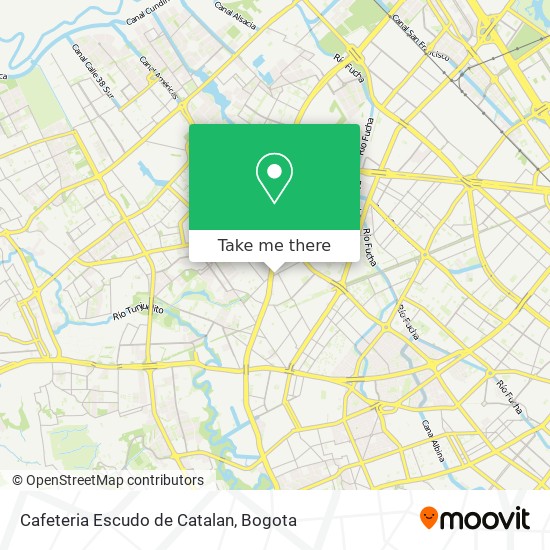 Cafeteria Escudo de Catalan map