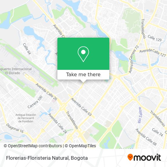 Florerias-Floristeria Natural map