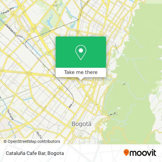 Cataluña Cafe Bar map