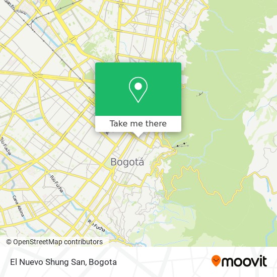 Mapa de El Nuevo Shung San