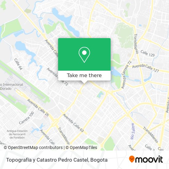 Mapa de Topografía y Catastro Pedro Castel