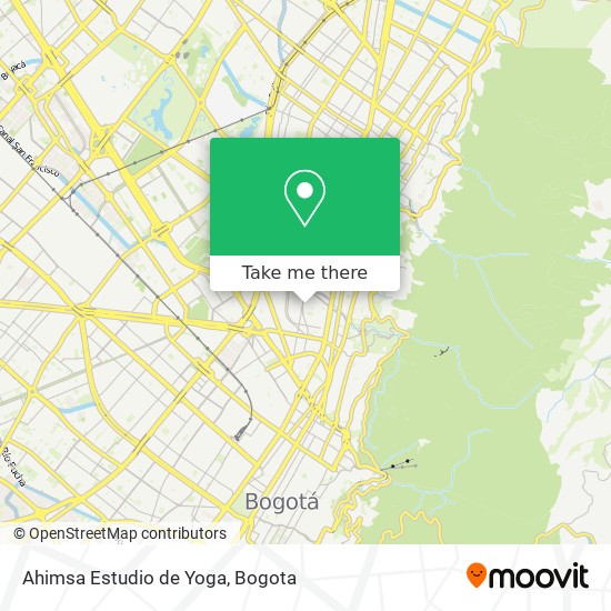 Ahimsa Estudio de Yoga map