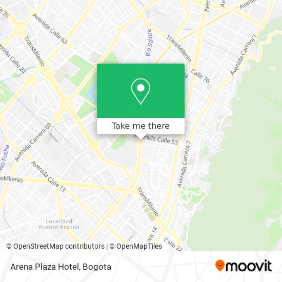 Arena Plaza Hotel map
