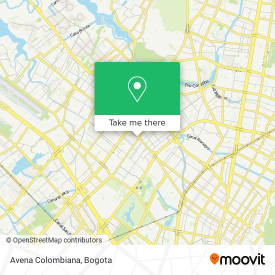 Avena Colombiana map