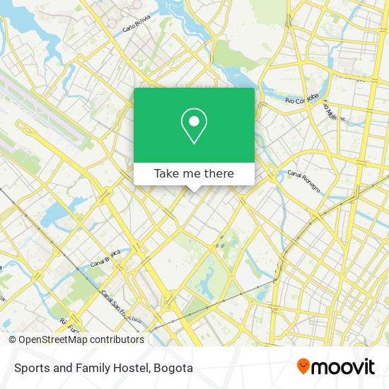 Sports and Family Hostel map