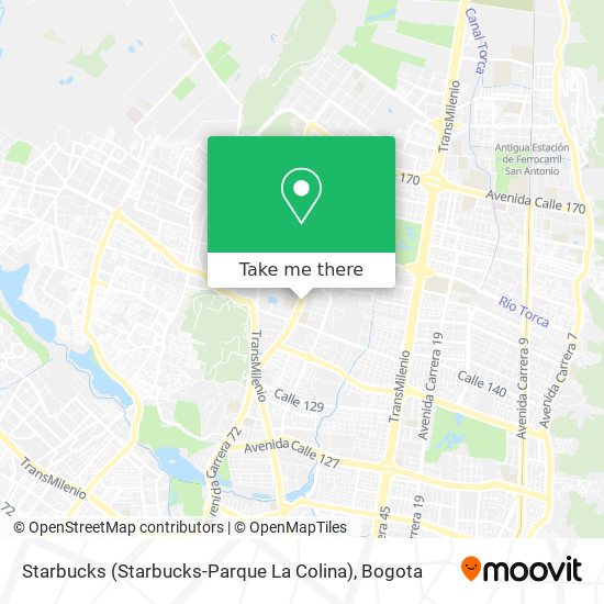 Starbucks (Starbucks-Parque La Colina) map