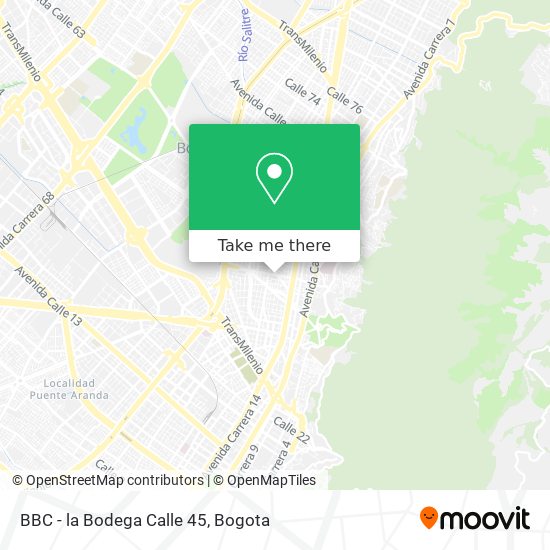 BBC - la Bodega Calle 45 map