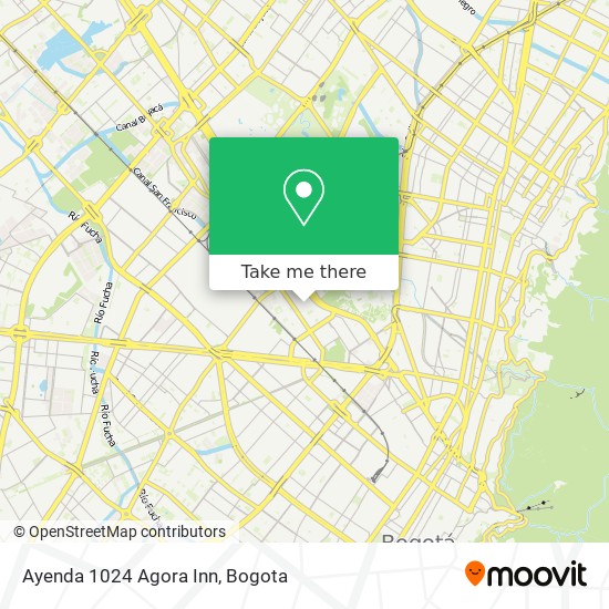 Ayenda 1024 Agora Inn map