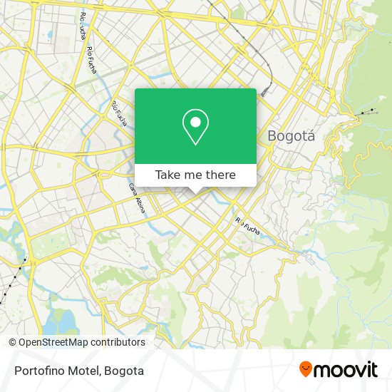 Portofino Motel map