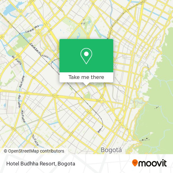 Hotel Budhha Resort map