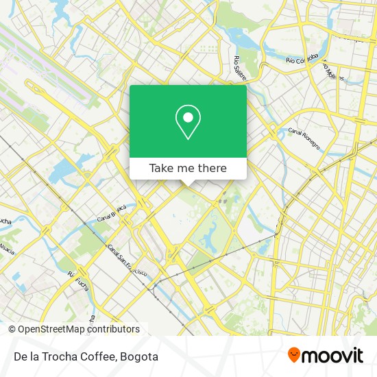 Mapa de De la Trocha Coffee