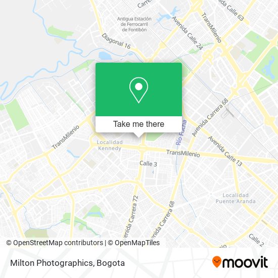 Milton Photographics map