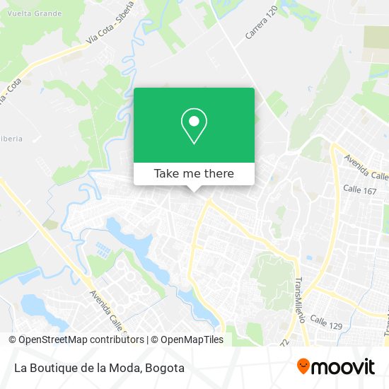 La Boutique de la Moda map