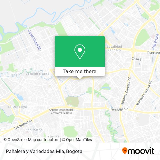 Pañalera y Variedades Mia map