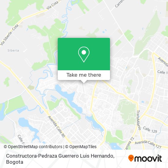 Mapa de Constructora-Pedraza Guerrero Luis Hernando