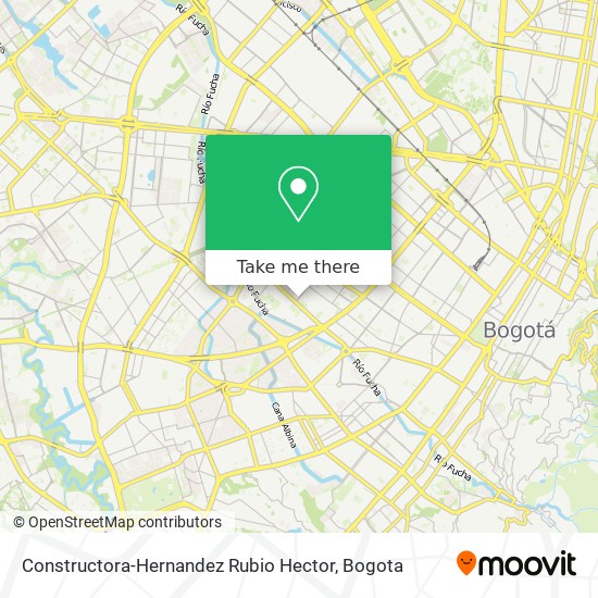Mapa de Constructora-Hernandez Rubio Hector