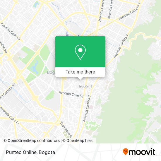 Mapa de Punteo Online