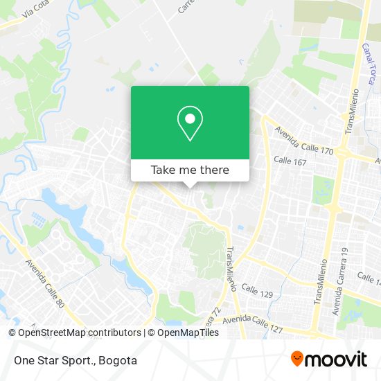 One Star Sport. map