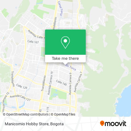 Manicomio Hobby Store map
