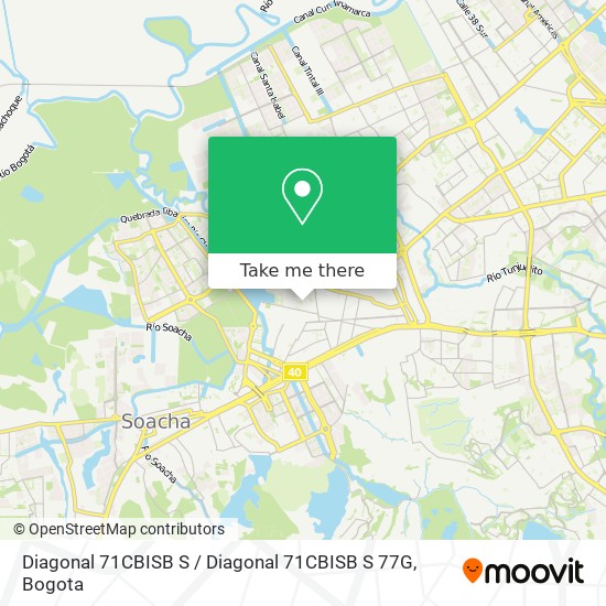 Diagonal 71CBISB S / Diagonal 71CBISB S 77G map