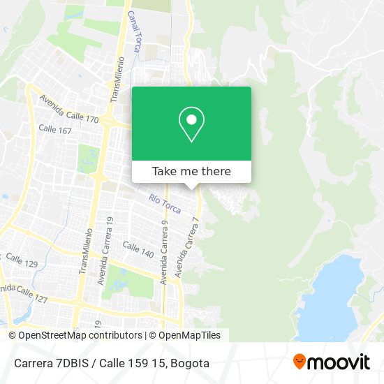 Carrera 7DBIS / Calle 159 15 map