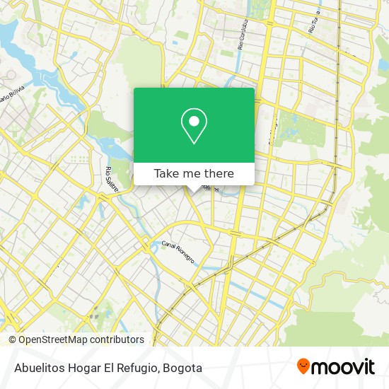 Abuelitos Hogar El Refugio map