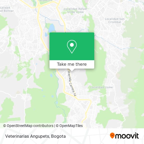 Mapa de Veterinarias Angupets