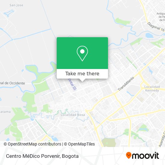 Centro MéDico Porvenir map