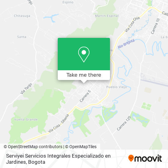 Mapa de Serviyei Servicios Integrales Especializado en Jardines