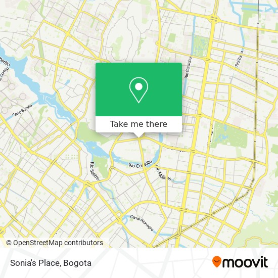 Sonia's Place map