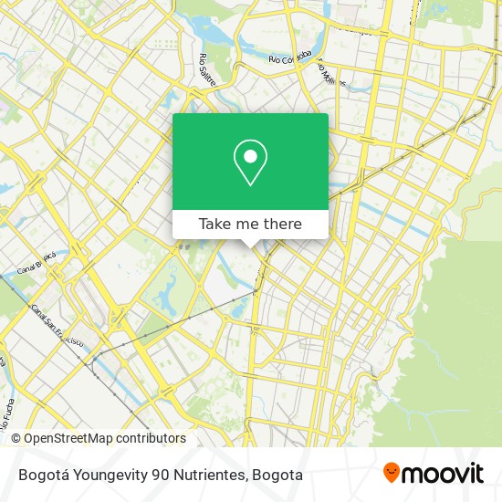 Bogotá Youngevity 90 Nutrientes map