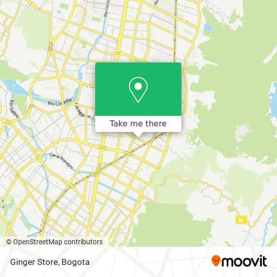 Mapa de Ginger Store