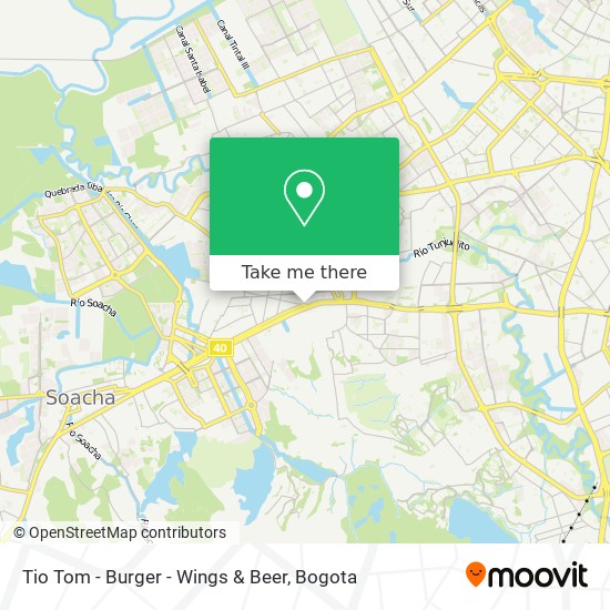 Tio Tom - Burger - Wings & Beer map