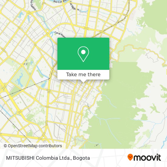 MITSUBISHI Colombia Ltda. map