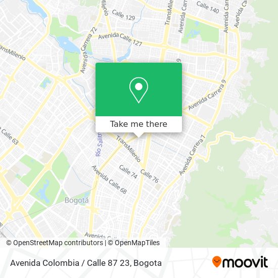 Avenida Colombia / Calle 87 23 map