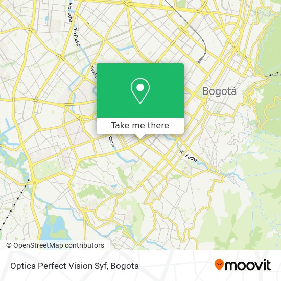 Mapa de Optica Perfect Vision Syf