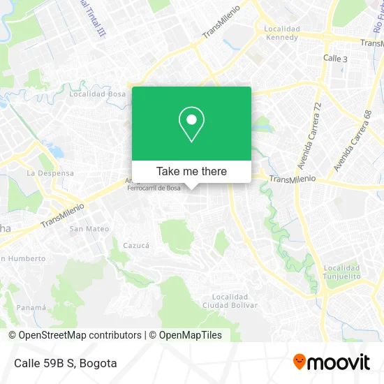 Calle 59B S map