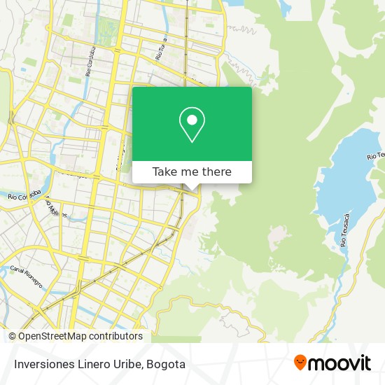 Inversiones Linero Uribe map