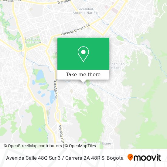 Avenida Calle 48Q Sur 3 / Carrera 2A 48R S map