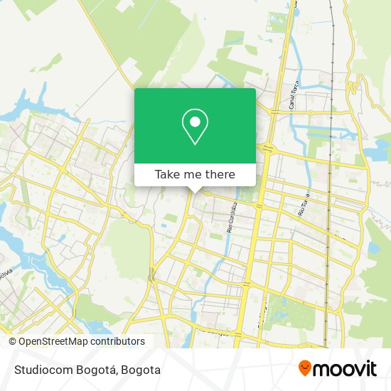 Studiocom Bogotá map