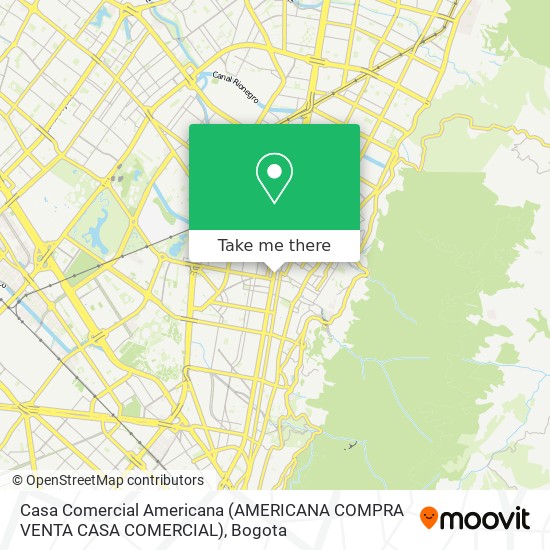 Casa Comercial Americana (AMERICANA COMPRA VENTA CASA COMERCIAL) map